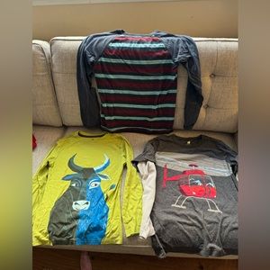 Tea Collection Boys Long Sleeved shirts sizes 10 and 12